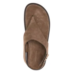 Bruin Elegant Open Platte Sandalen