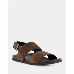 Bruine Suède Fussbett Sandalen