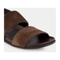 Bruine Suède Fussbett Sandalen