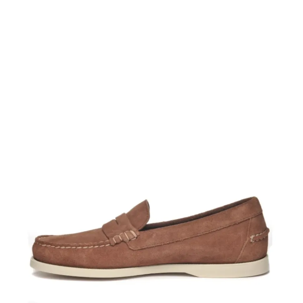 Bruine Suède Loafer Schoen