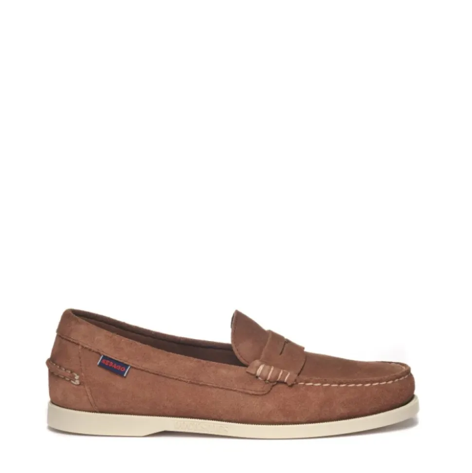 Bruine Suède Loafer Schoen