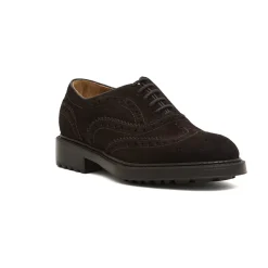 Bruine Suède Zwaluwstaart Oxford Schoenen