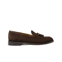 Bruine Suede Kwastjes Loafers