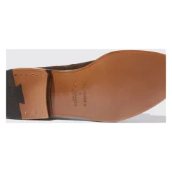 Bruine Suede Kwastjes Loafers