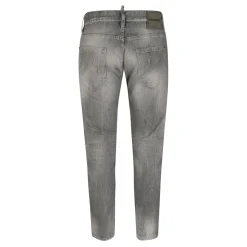 Brushed Grey Wash Slim Twist Jeans