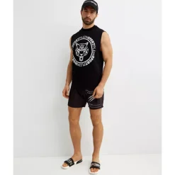 Carbon Tiger Mouwloos T-Shirt
