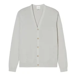 Cardigan met lange mouwen, knoopsluiting en logo borduursel