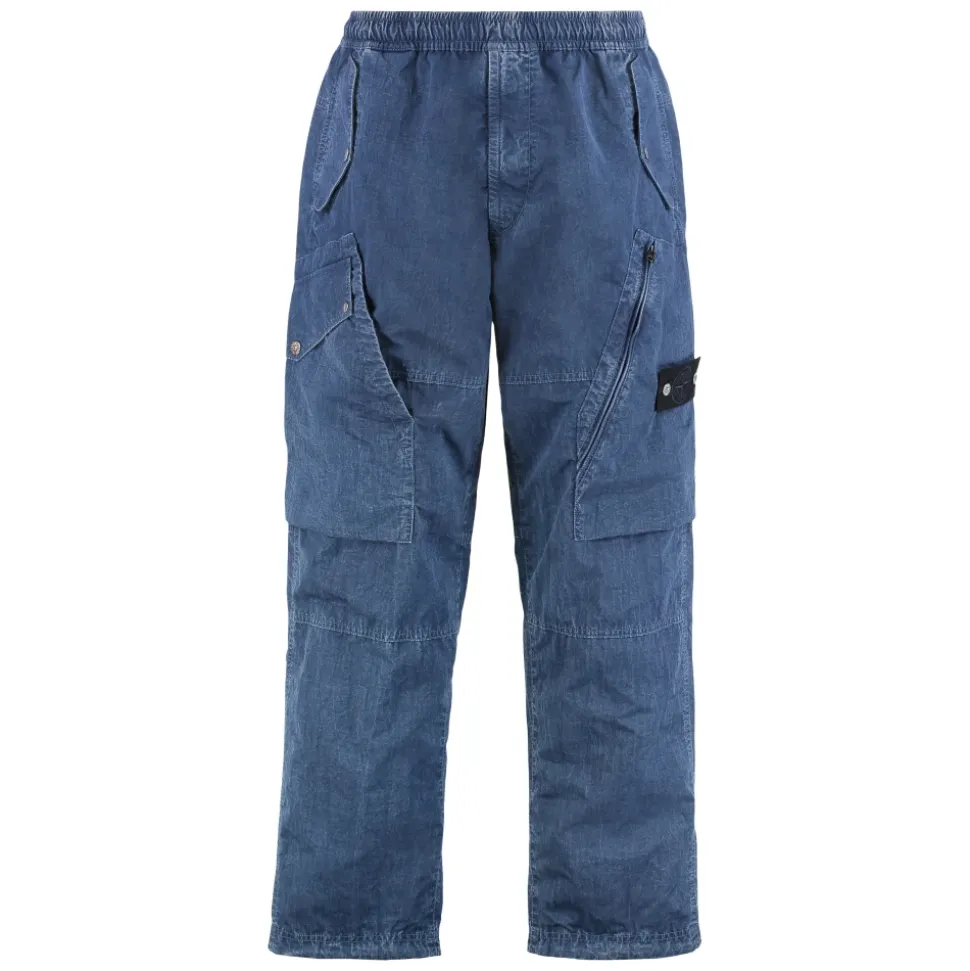 Cargo broek met losse pasvorm en corrosiebehandeling