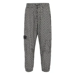 Cargo broek met monogram