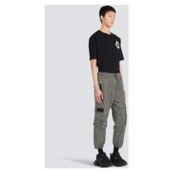 Cargo broek met monogram