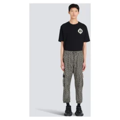 Cargo broek met monogram