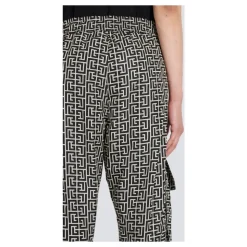 Cargo broek met monogram