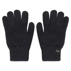 Cashmere handschoenen met suède inzetstuk