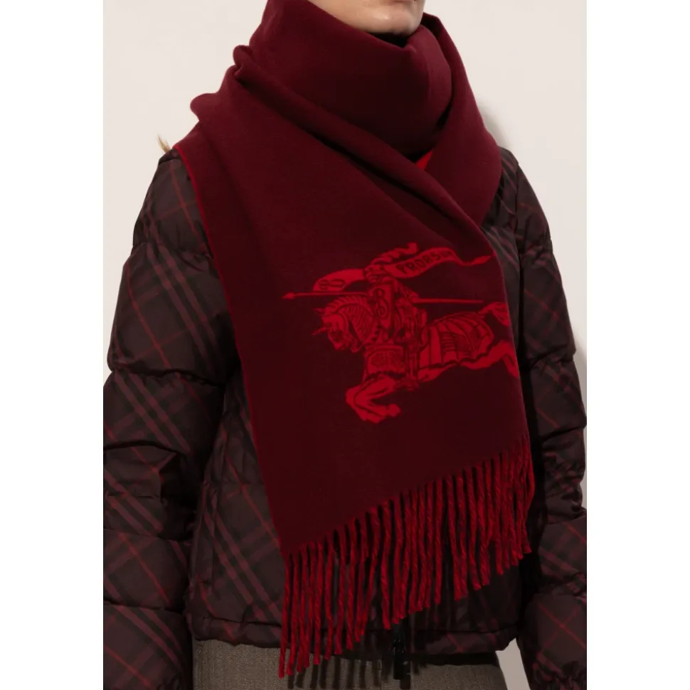 Cashmere Sjaal Met Franjes