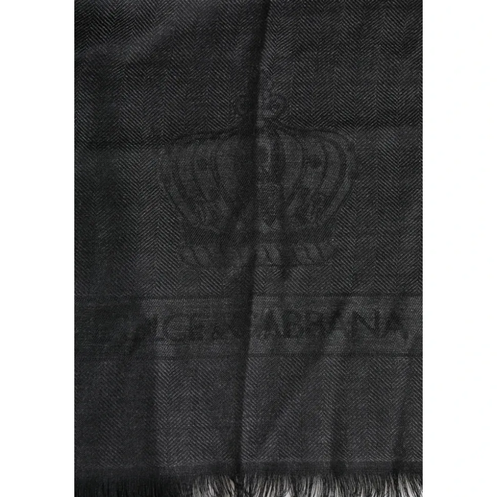 Cashmere Sjaal met Franjes voor Nekverwarming