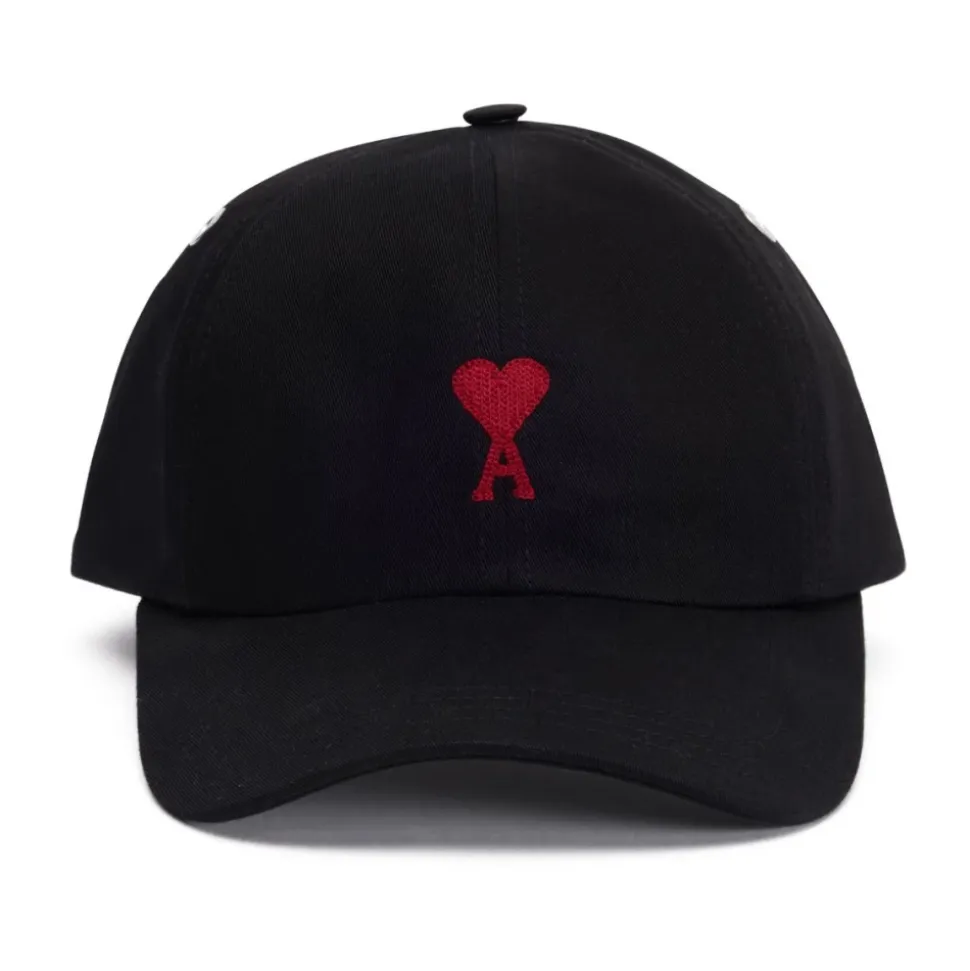 Casquette in katoengabardine met perzikhuid effect