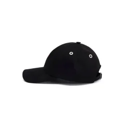 Casquette in katoengabardine met perzikhuid effect