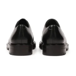 Casual zwarte derby halfschoenen