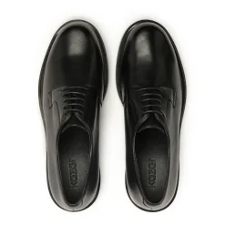 Casual zwarte derby halfschoenen