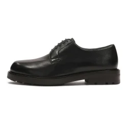 Casual zwarte derby halfschoenen