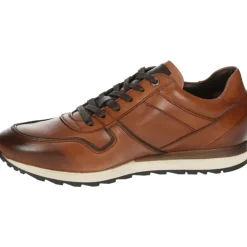 Casual Leren Schoenen Cognac Kleur