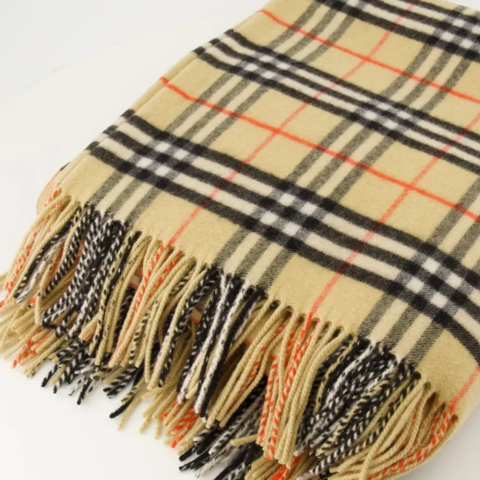 Check Cashmere Sjaal