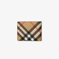 Check Slim Bifold Portemonnee