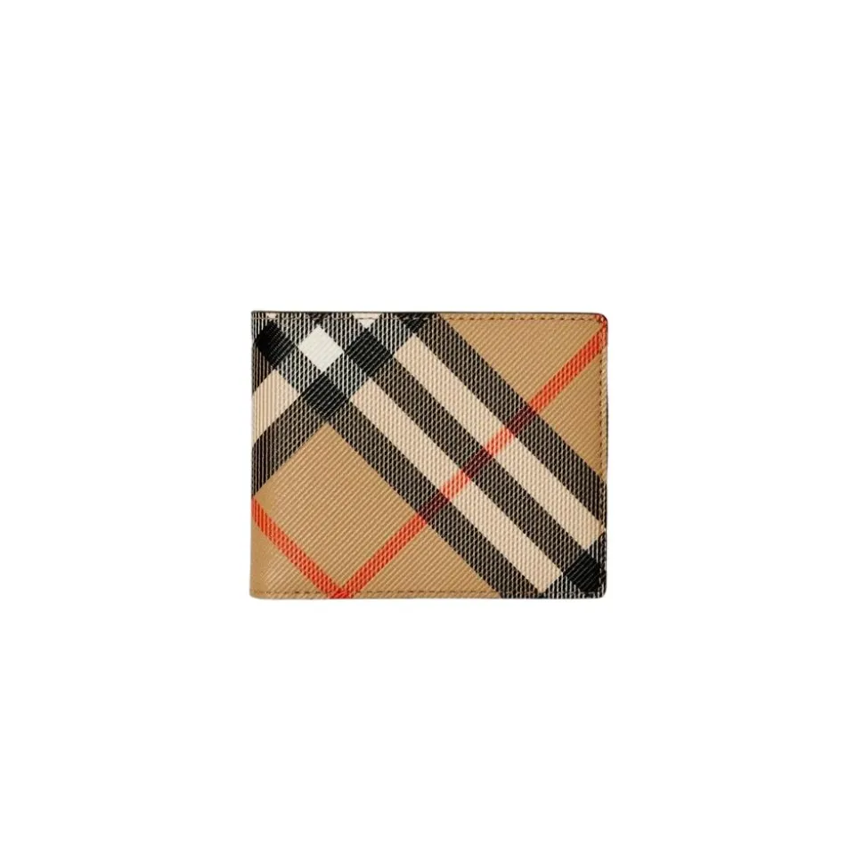 Check Slim Bifold Portemonnee