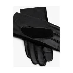 Chic Suede Back Leren Handschoenen