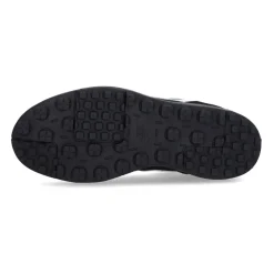 City Zwarte Sneakers met Groene Accenten