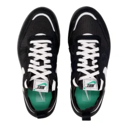 City Zwarte Sneakers met Groene Accenten
