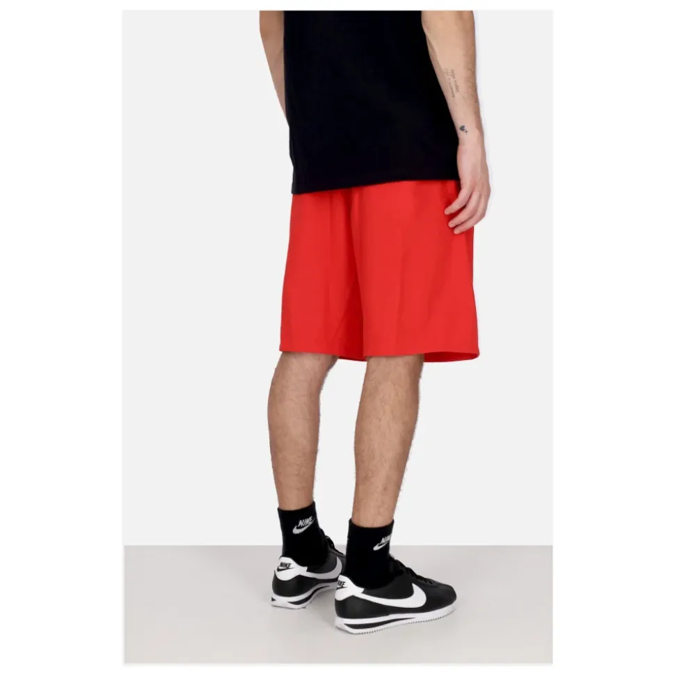 Club Geweven Shorts Rood/Wit