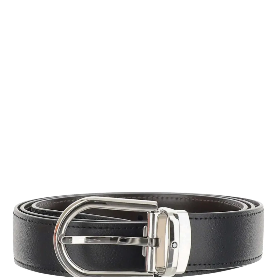 3 cm Omkeerbare Leren Riem