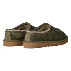 Comfortabele Suède Pantoffels in Burnt Olive
