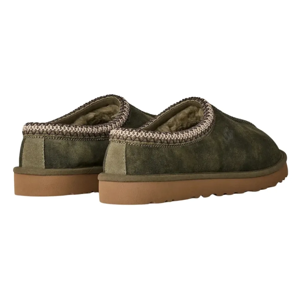 Comfortabele Suède Pantoffels in Burnt Olive