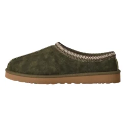 Comfortabele Suède Pantoffels in Burnt Olive