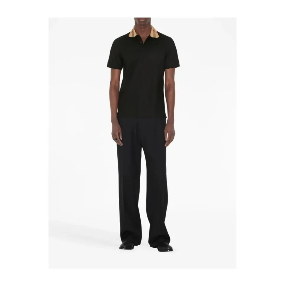 Cotton Check Polo