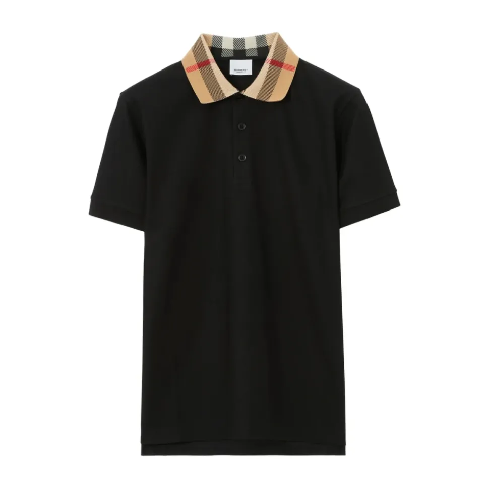 Cotton Check Polo