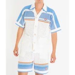 Cotton Tennis Crochet Shirt