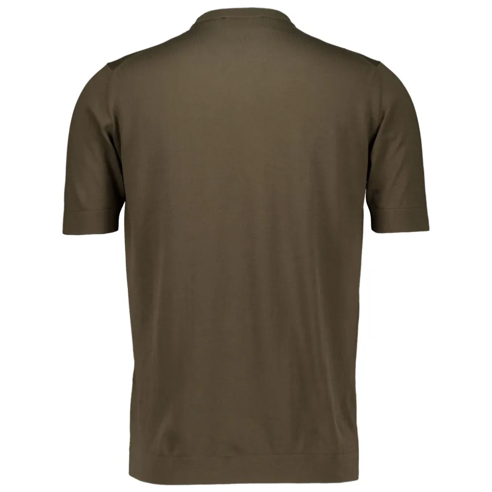 Crepe Katoenen T-Shirt