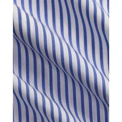 Custom-Fit Gestreepte Broadcloth Overhemd