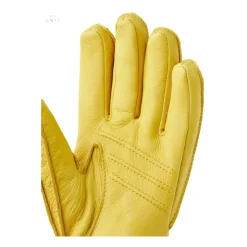 Deerskin Primaloft Rib Handschoenen, Geel
