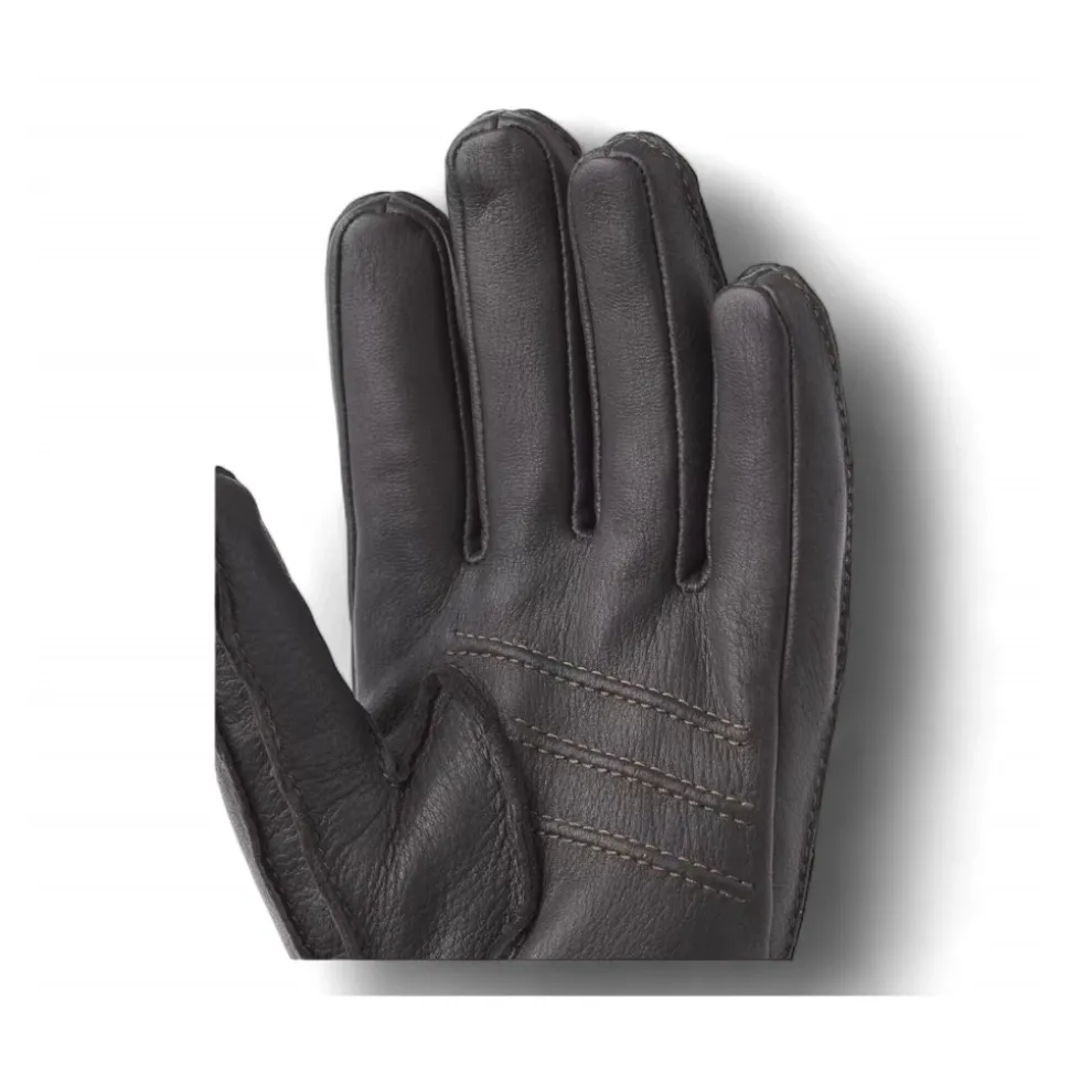 Deerskin Primaloft Rib Handschoenen, Donkerbruin