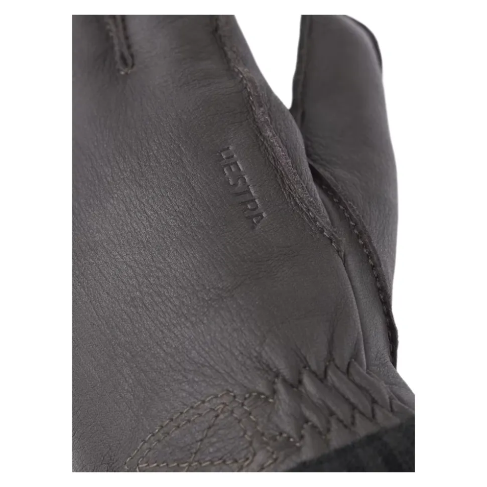 Deerskin Primaloft Rib Handschoenen, Donkerbruin