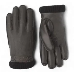 Deerskin Primaloft Rib Handschoenen, Donkerbruin