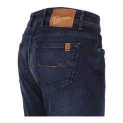 Denim Jeans in Rustiek Groen