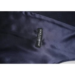 Donkerblauw Logo Wol Formeel Vest