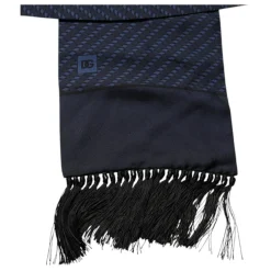 Donkerblauwe Sjaal met Franjes