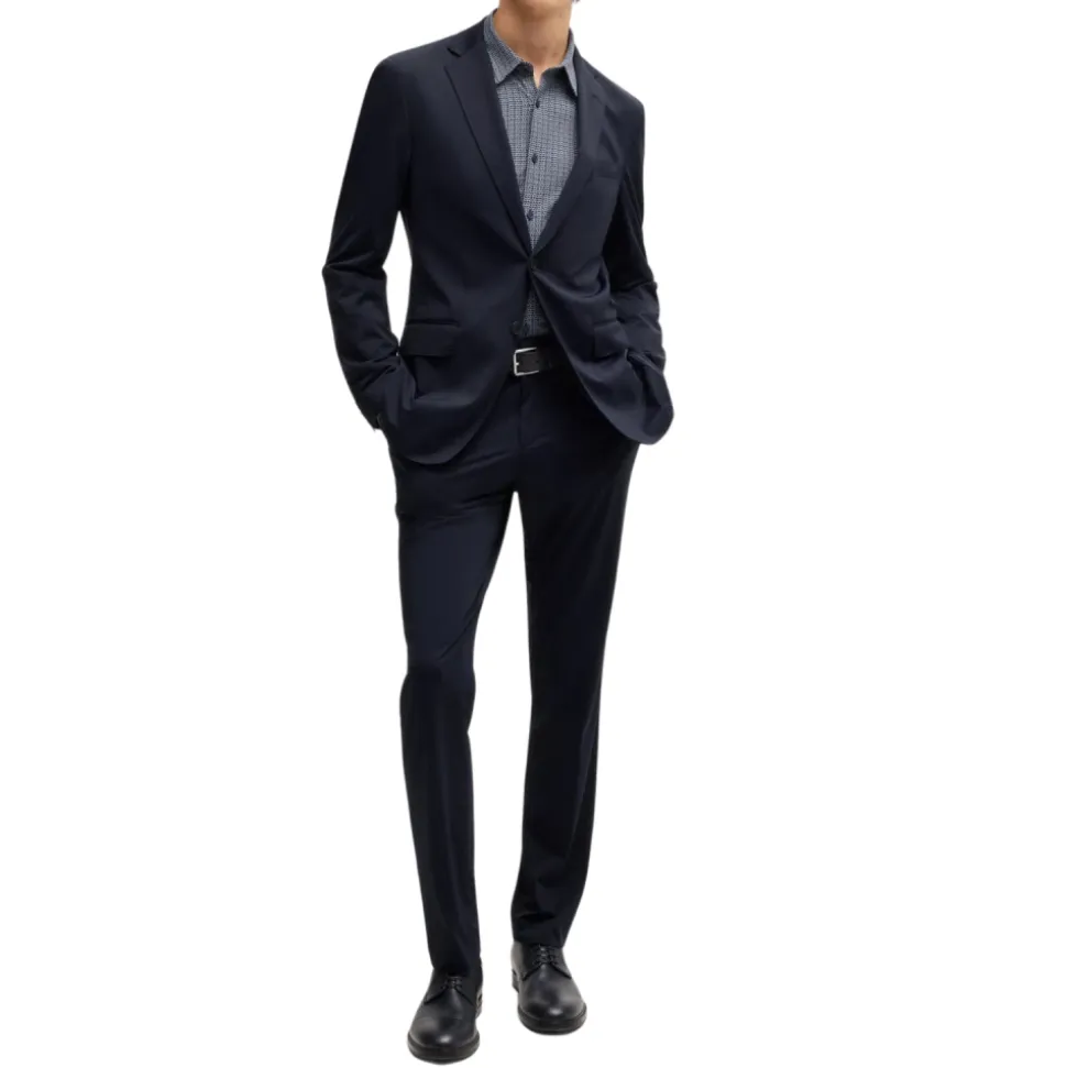 Donkerblauw Thuis Vestit Set