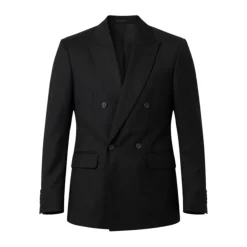 Double-Breasted Cady Blazer